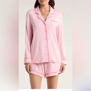 Women’s Victoria's Secret Mauve Pink Piping PJ Set - XL